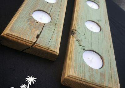 2x4 Candle Holders Painted