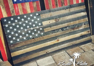 Blacked Out American Flag