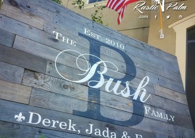 Custom Family Sign 2