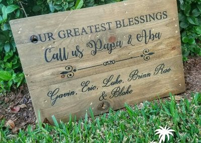 Custom Family Sign