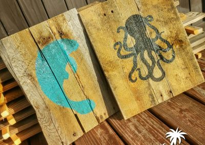 Manatee and Octopus Signs