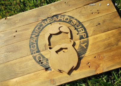 Organic Beard Supply Sign